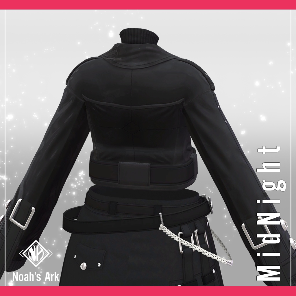 「しなの」専用【3D衣装モデル】ミッドナイト / MidNight
