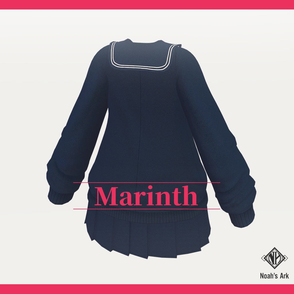 「エク」専用【3D衣装モデル】マリンス / Marinth