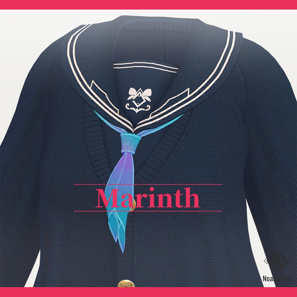 「エク」専用【3D衣装モデル】マリンス / Marinth