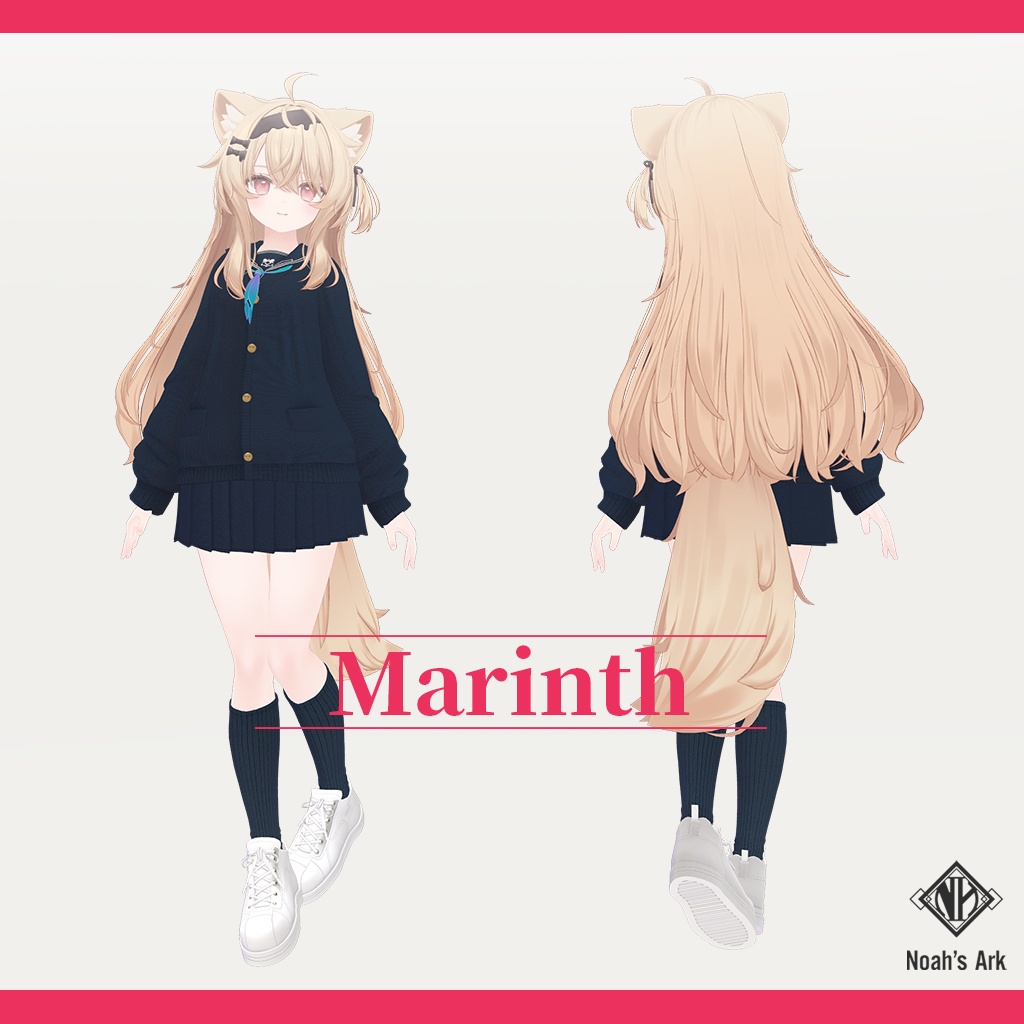 「エク」専用【3D衣装モデル】マリンス / Marinth