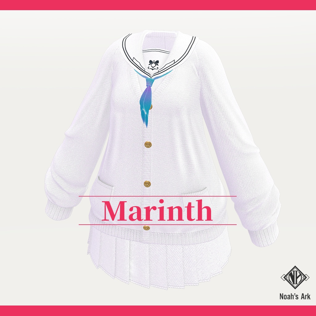 「エク」専用【3D衣装モデル】マリンス / Marinth