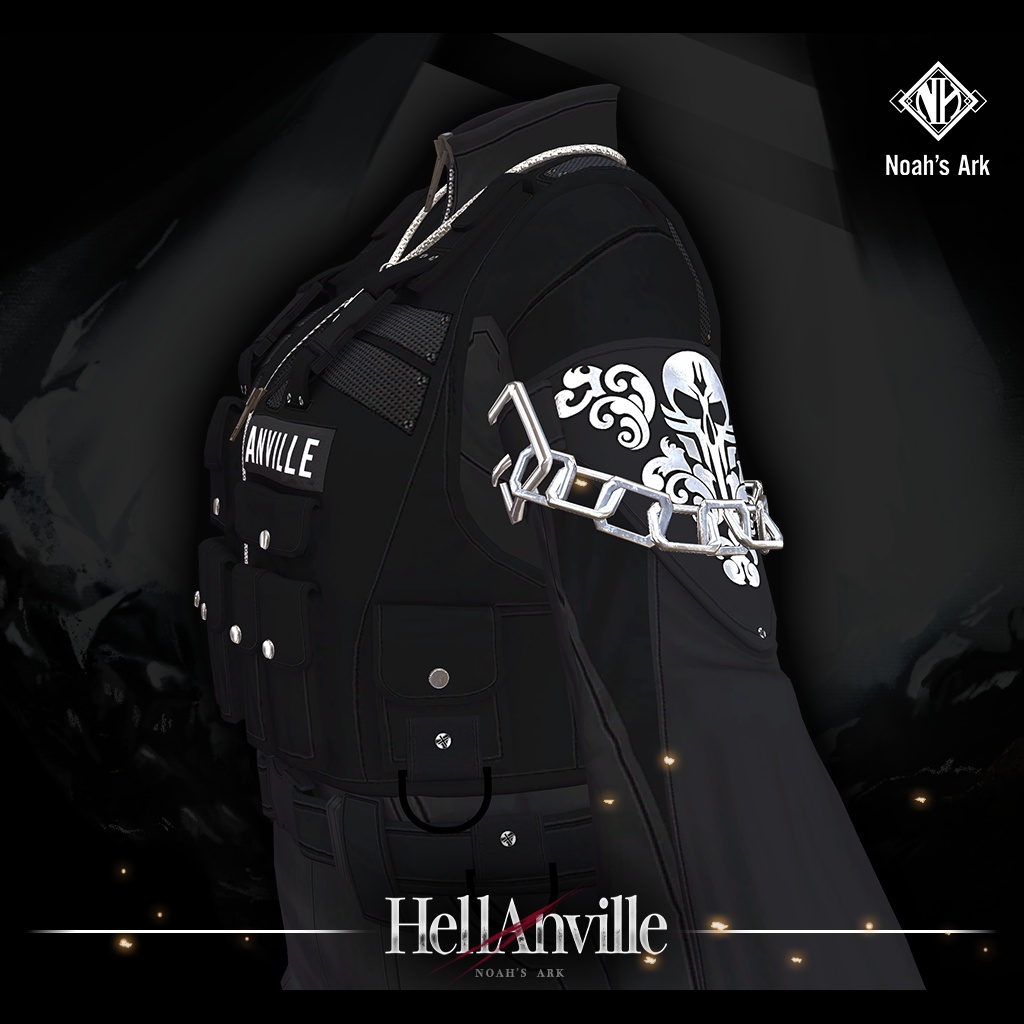「ナナセ・ノワール」専用【3D衣装モデル】ヘルアンヴィル / HellAnville