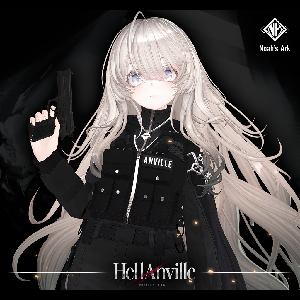 「ナナセ・ノワール」専用【3D衣装モデル】ヘルアンヴィル / HellAnville