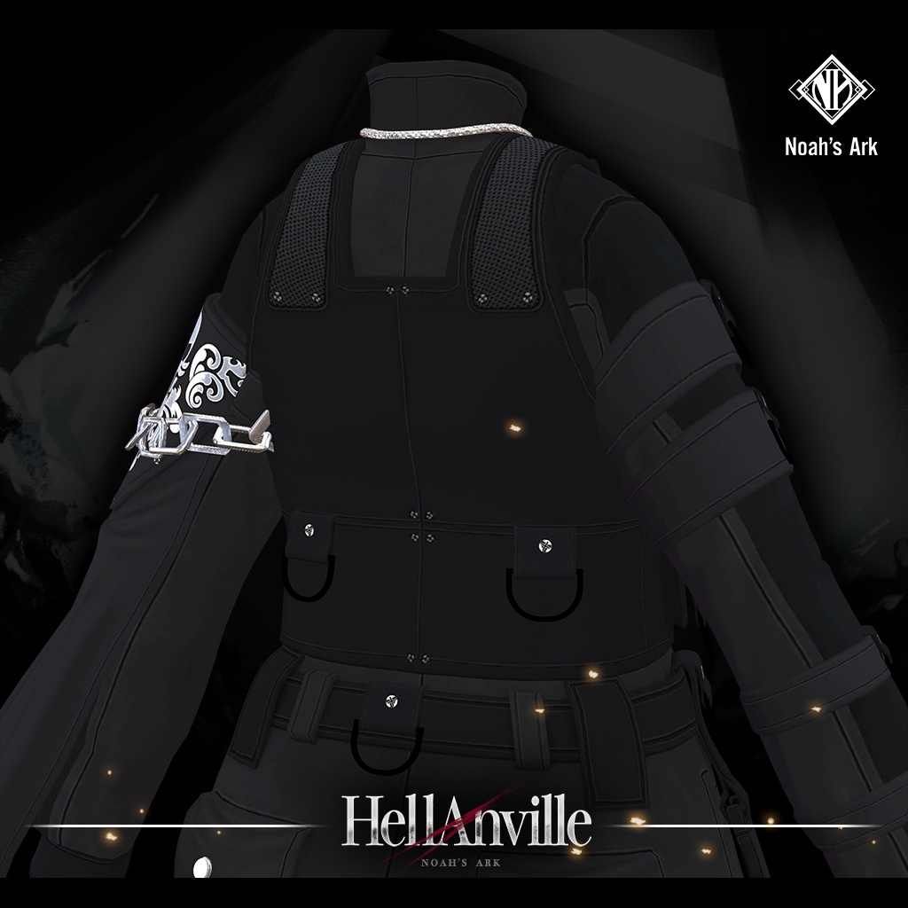 「ナナセ・ノワール」専用【3D衣装モデル】ヘルアンヴィル / HellAnville
