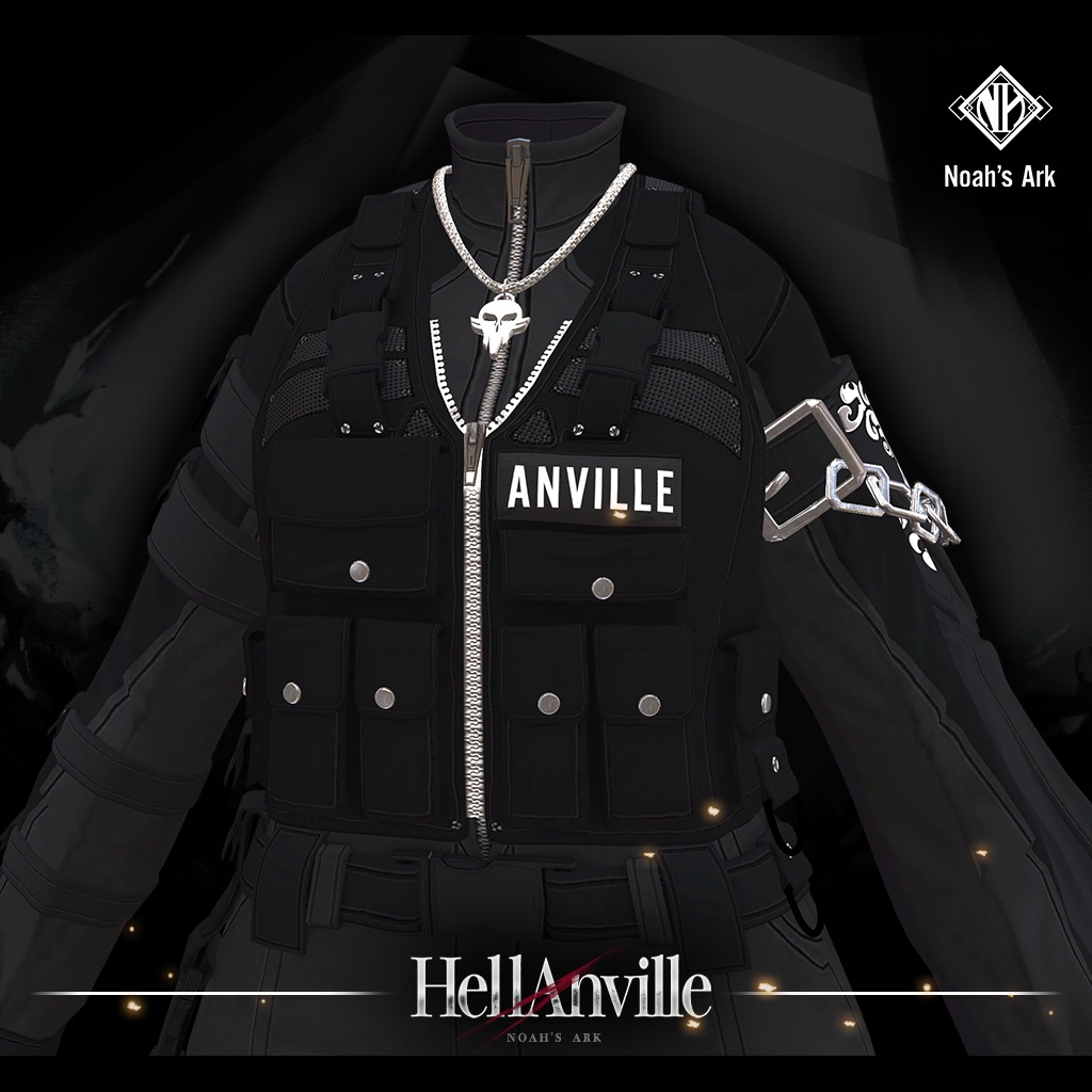 「マヌカ」専用【3D衣装モデル】ヘルアンヴィル / HellAnville