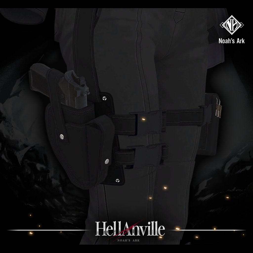 「しなの」専用【3D衣装モデル】ヘルアンヴィル / HellAnville