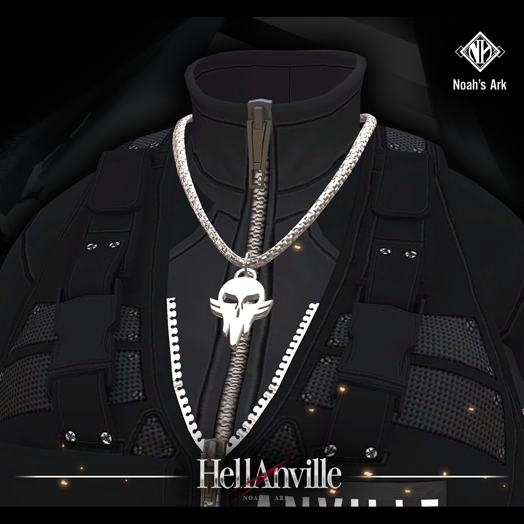 「しなの」専用【3D衣装モデル】ヘルアンヴィル / HellAnville