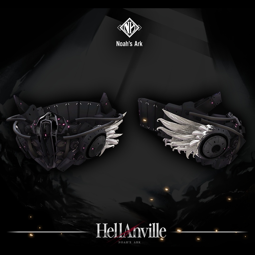 「エク」専用【3D衣装モデル】ヘルアンヴィル / HellAnville