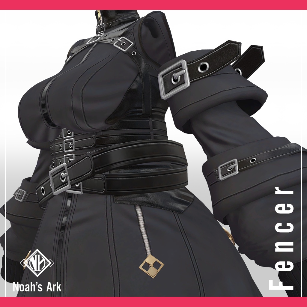 「セレスティア」専用【3D衣装モデル】フェンサー / Fencer
