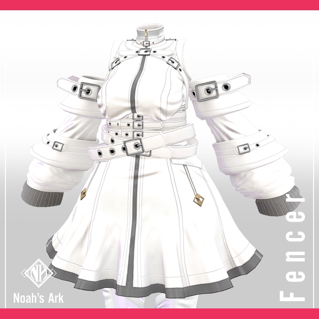 「セレスティア」専用【3D衣装モデル】フェンサー / Fencer