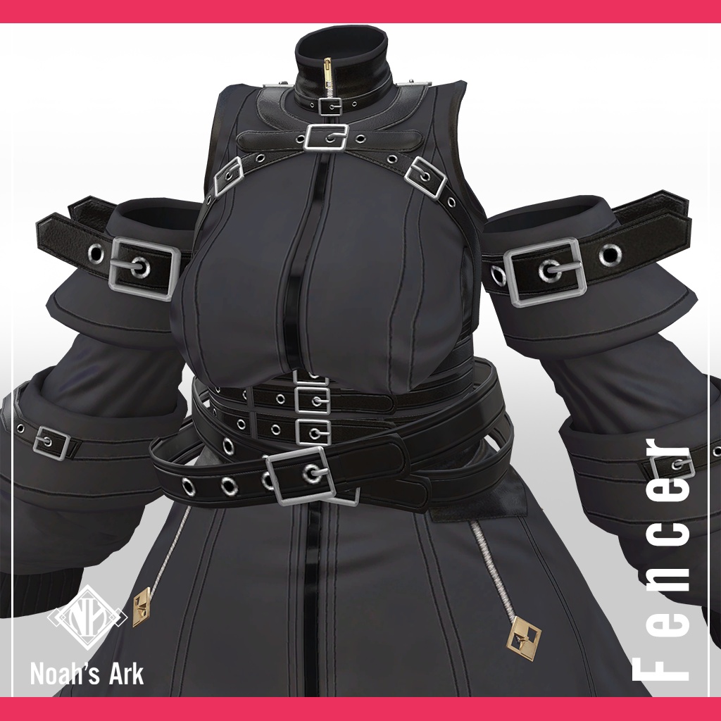 「セレスティア」専用【3D衣装モデル】フェンサー / Fencer
