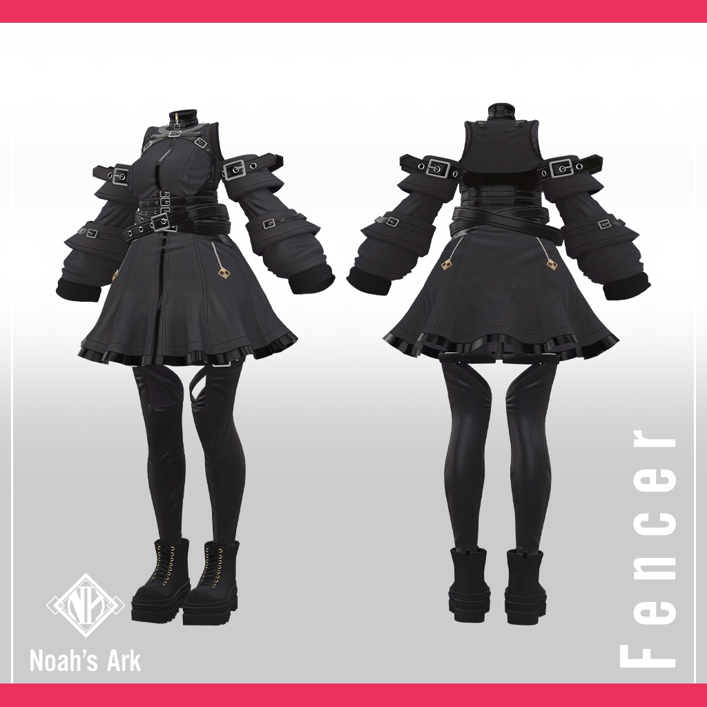 「セレスティア」専用【3D衣装モデル】フェンサー / Fencer