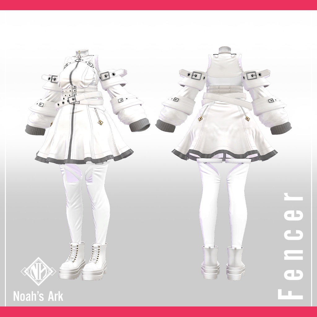 「セレスティア」専用【3D衣装モデル】フェンサー / Fencer