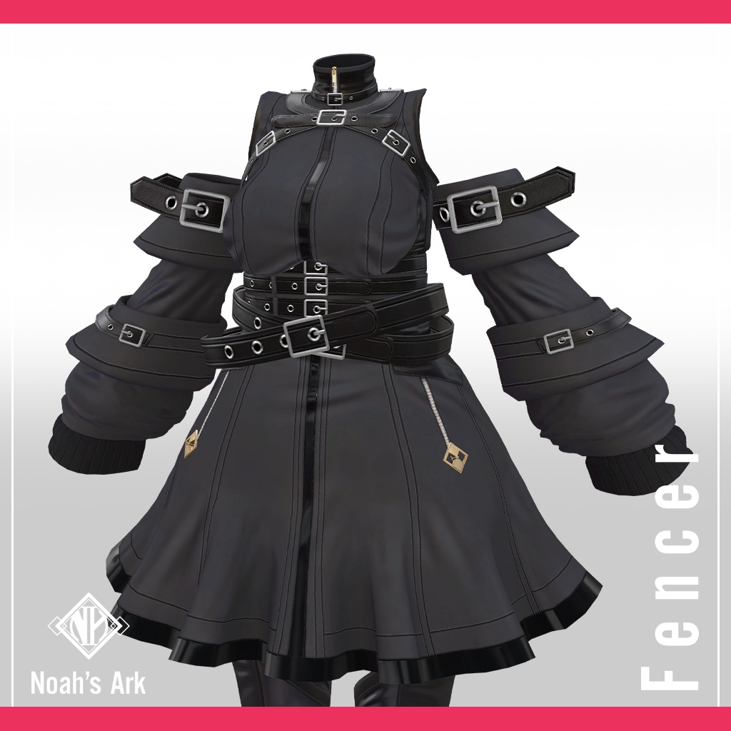 「セレスティア」専用【3D衣装モデル】フェンサー / Fencer