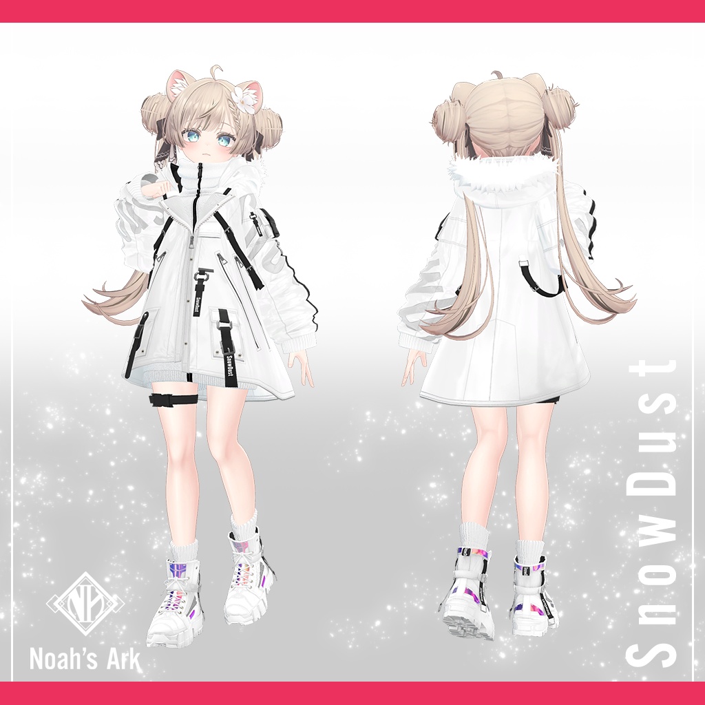 「マヌカ」専用【3D衣装モデル】SnowDust / スノーダスト