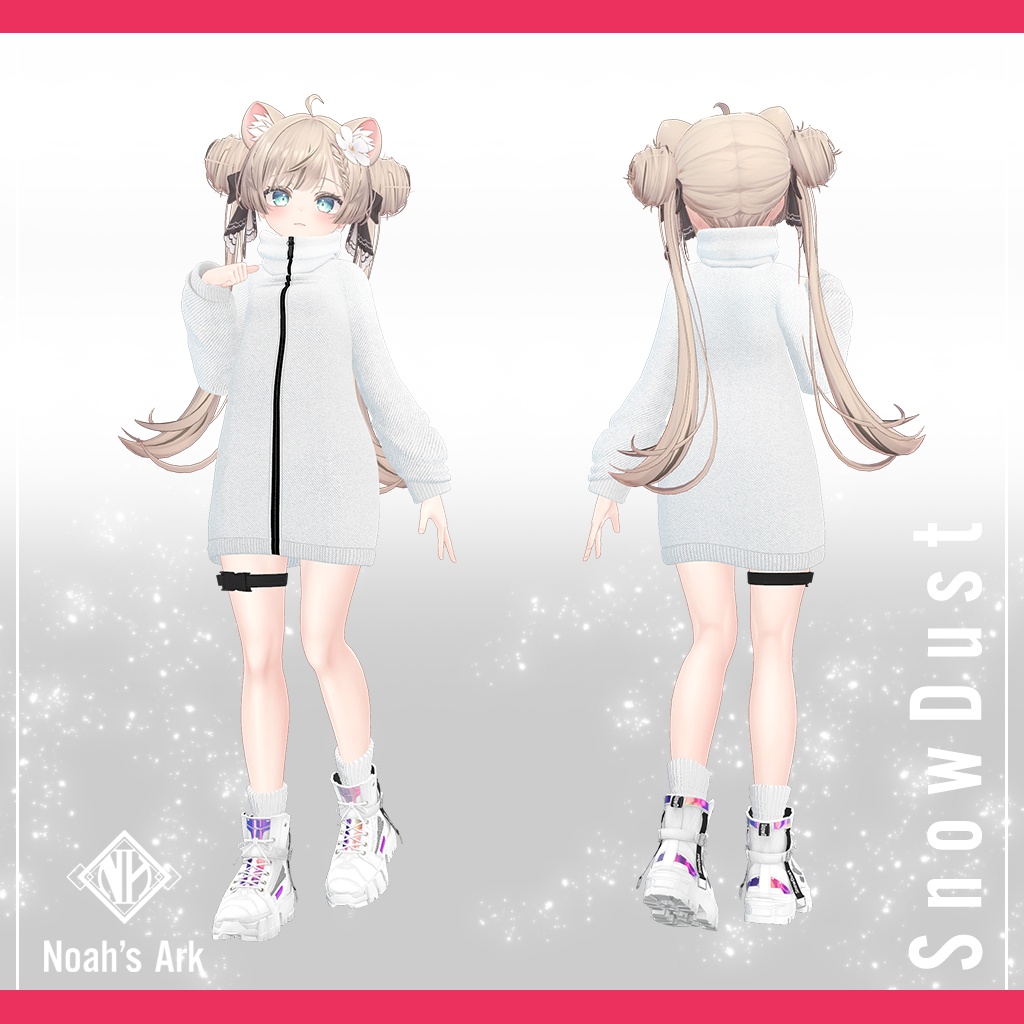 「マヌカ」専用【3D衣装モデル】SnowDust / スノーダスト