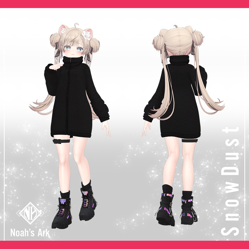 「マヌカ」専用【3D衣装モデル】SnowDust / スノーダスト
