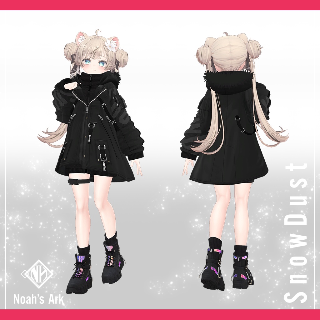 「マヌカ」専用【3D衣装モデル】SnowDust / スノーダスト