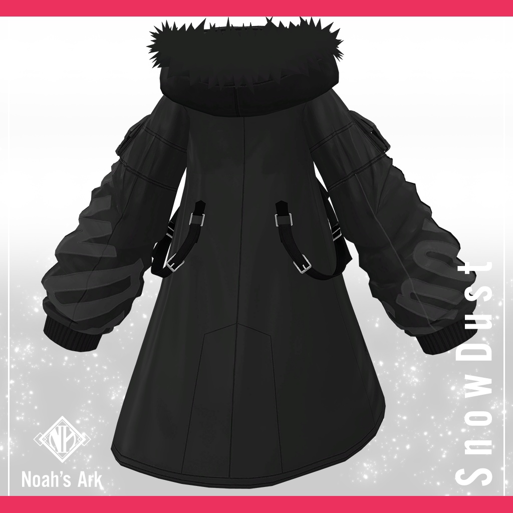 「エク」専用【3D衣装モデル】SnowDust / スノーダスト