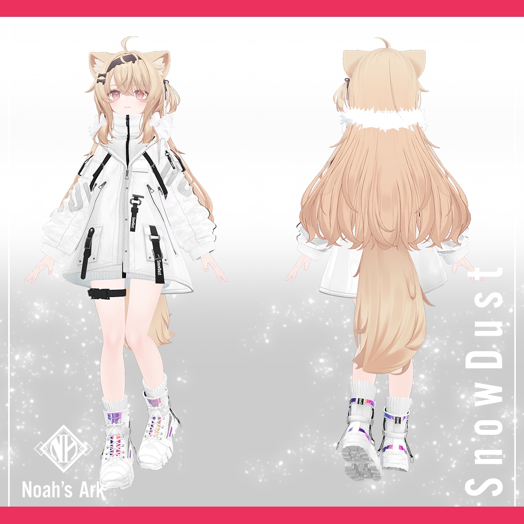 「エク」専用【3D衣装モデル】SnowDust / スノーダスト