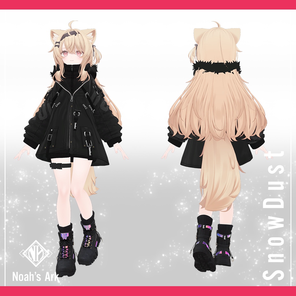 「エク」専用【3D衣装モデル】SnowDust / スノーダスト