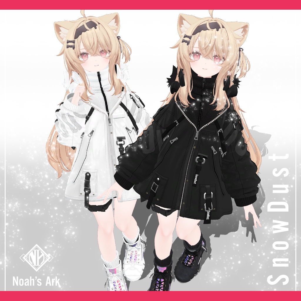 「エク」専用【3D衣装モデル】SnowDust / スノーダスト