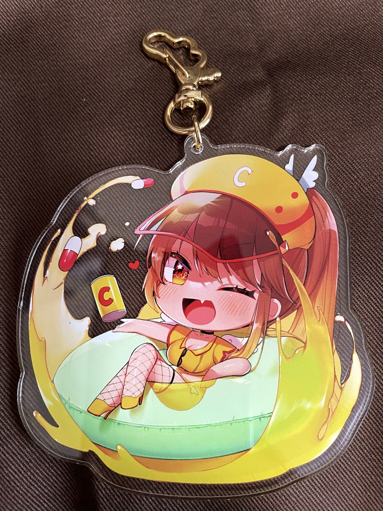 デカビタちゃん アクリルキーホルダー