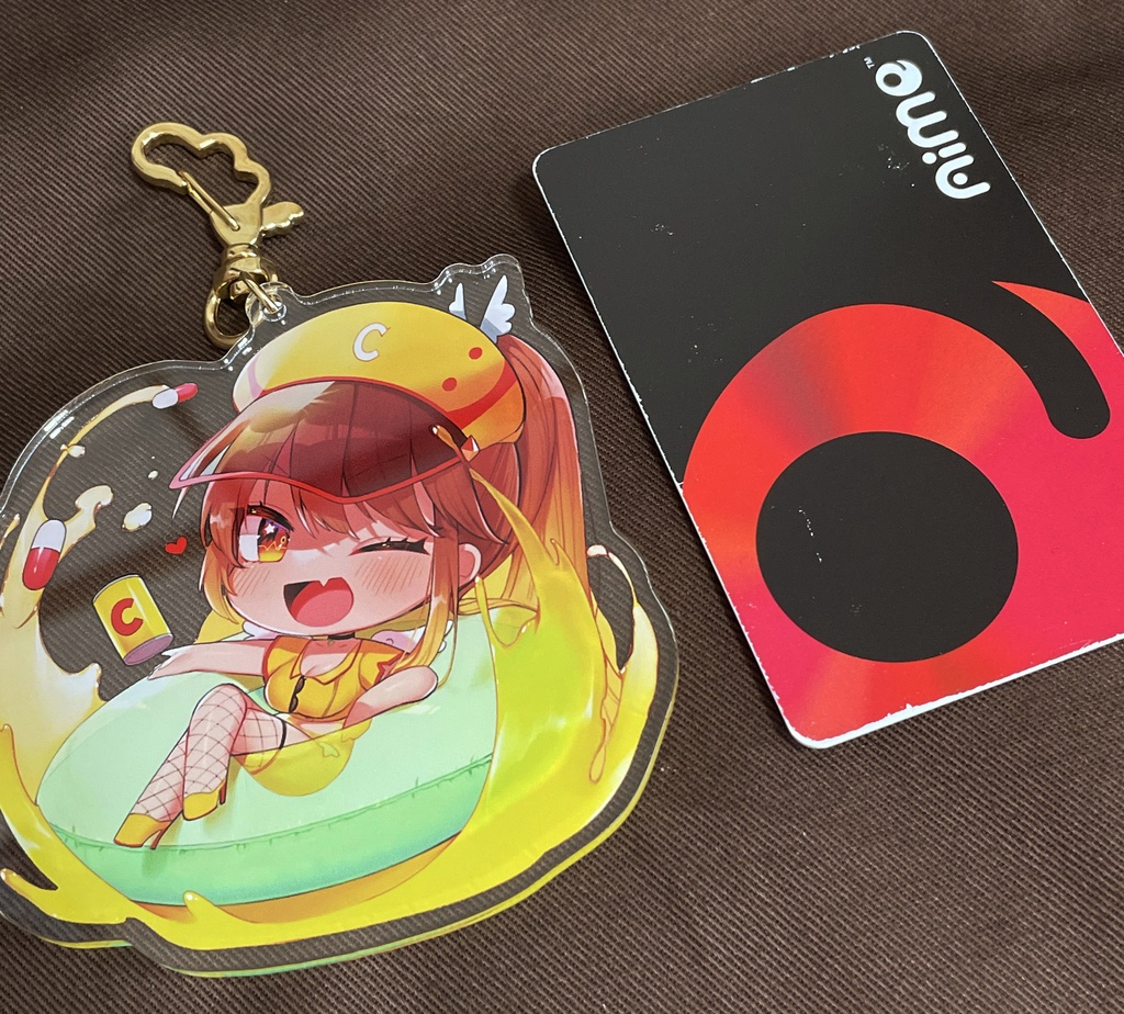 デカビタちゃん アクリルキーホルダー