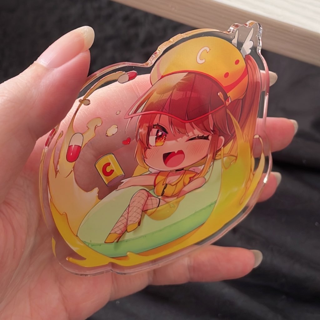 デカビタちゃん アクリルキーホルダー