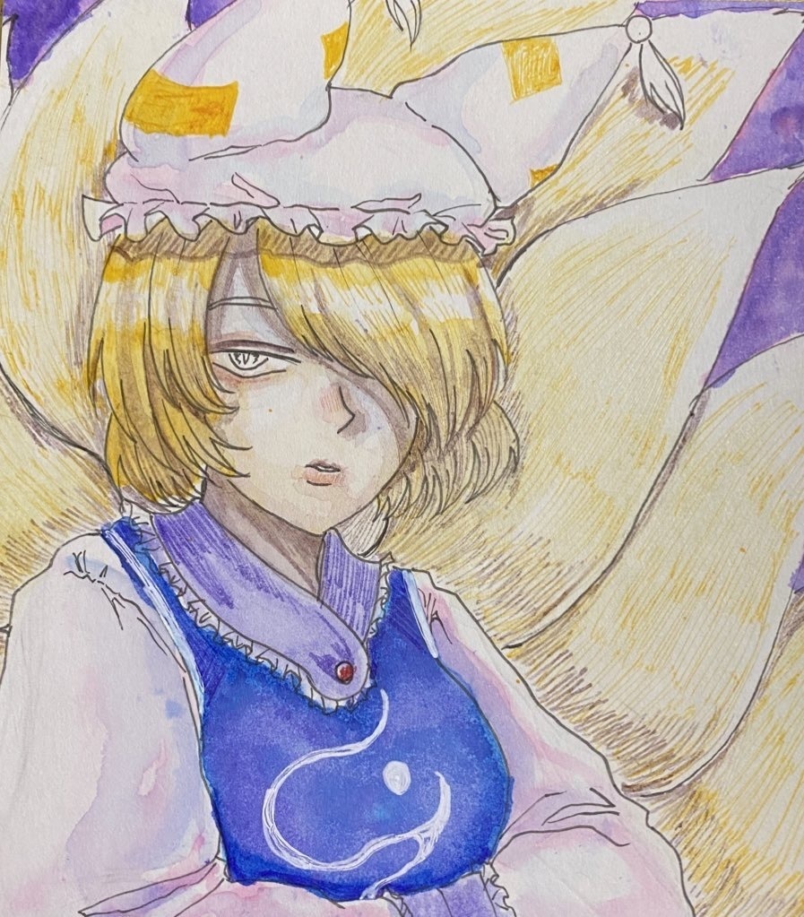 【ミニ色紙】八雲藍