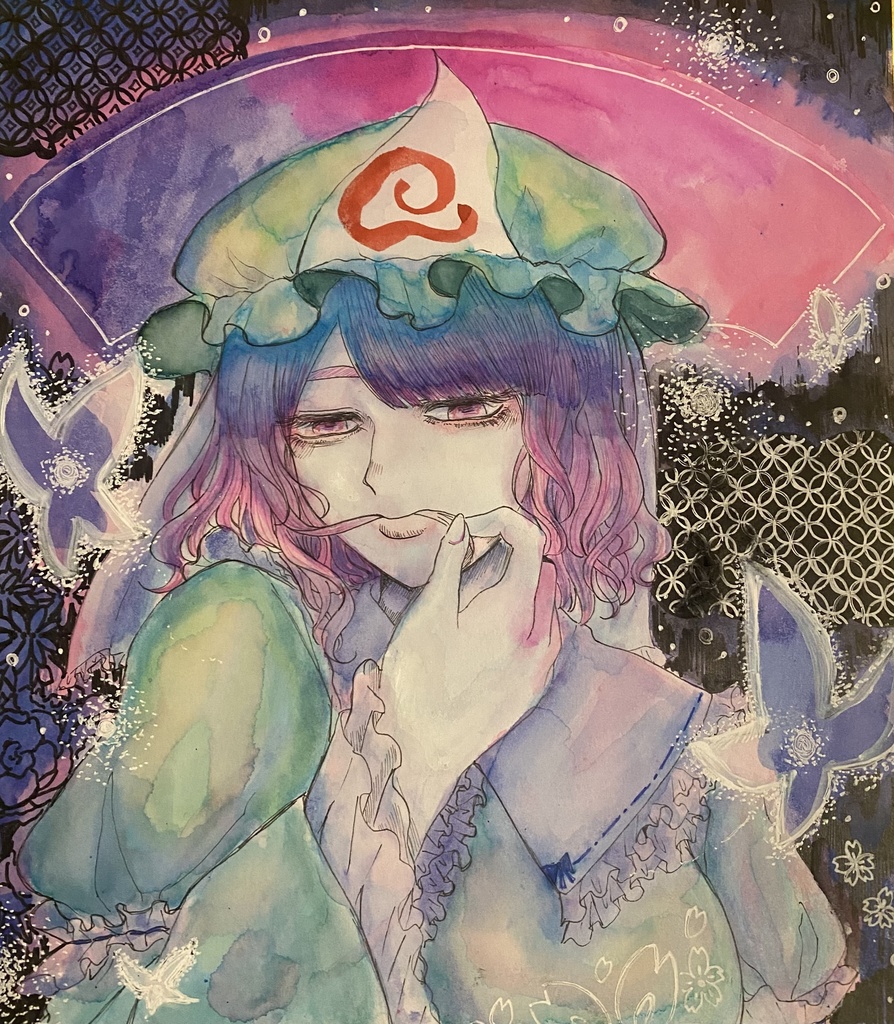 【大色紙】西行寺幽々子