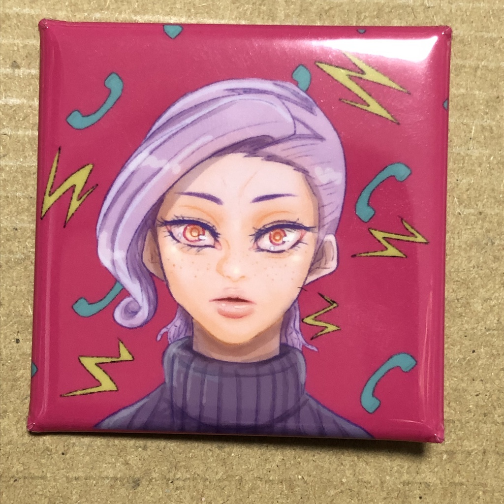 どっぴお缶バッジ