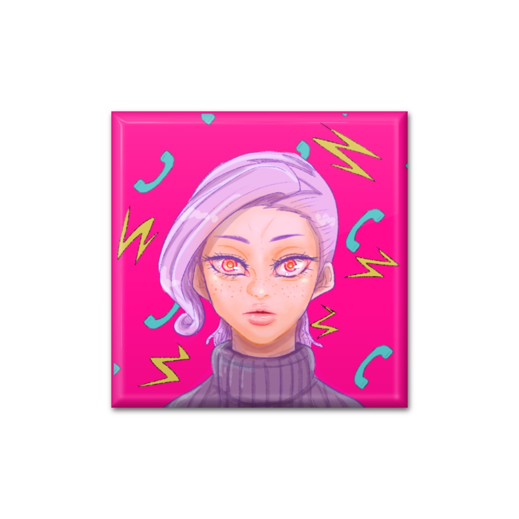 どっぴお缶バッジ