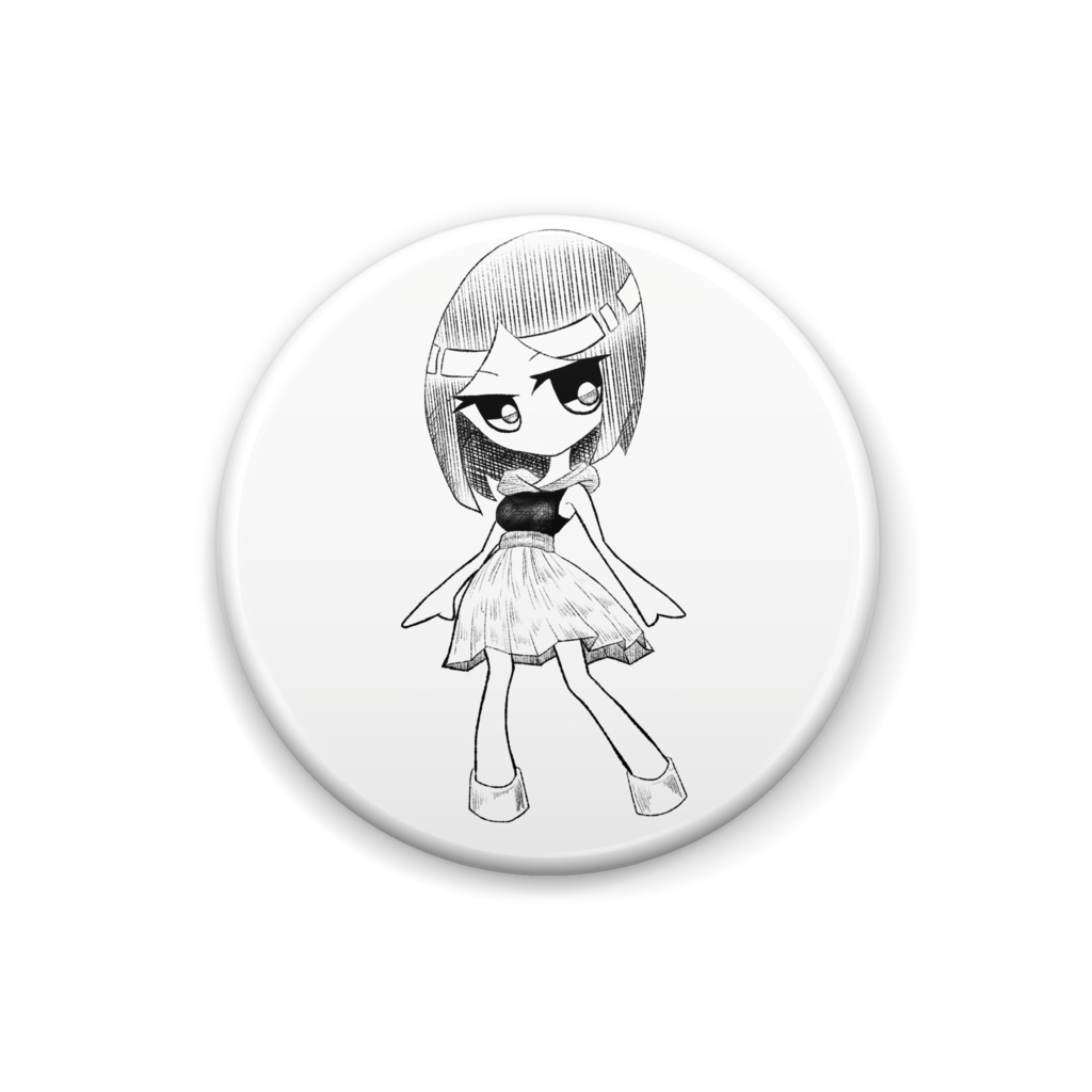 女の子缶バッジ②