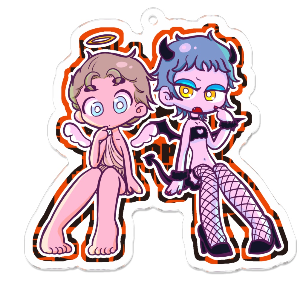 こーナロハロウィンアクキー