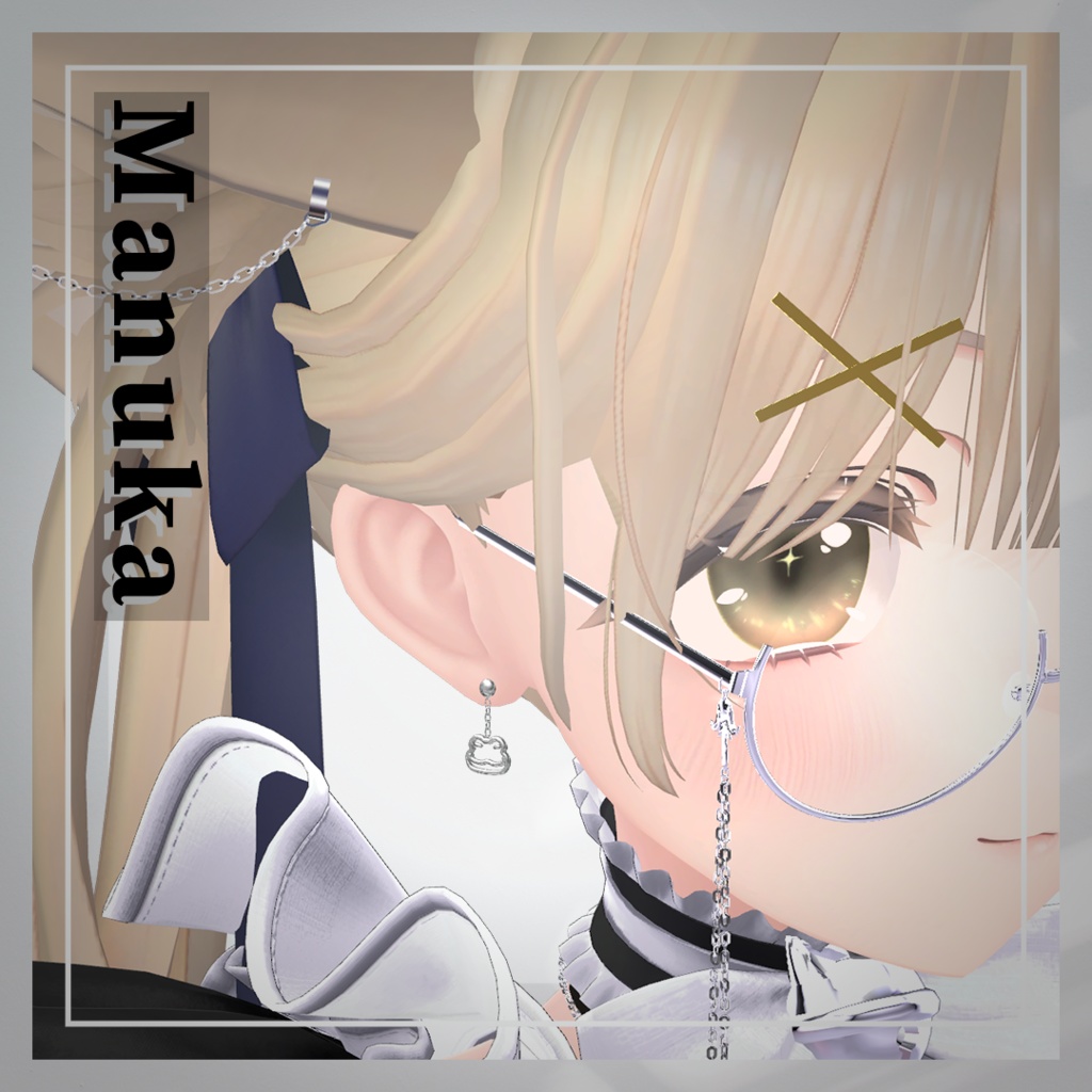 【MA対応】 Frog earring 【6アバター対応】