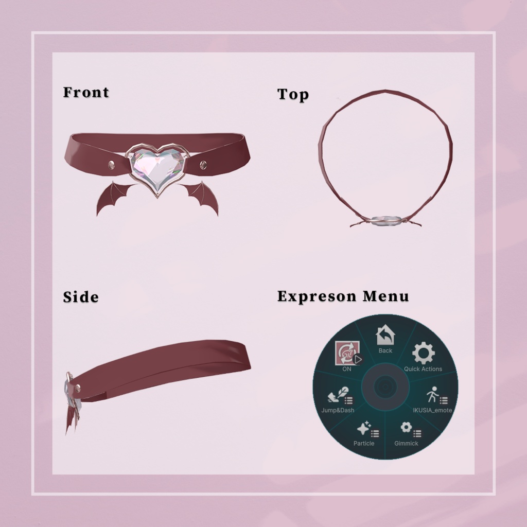 【MA対応】ぱたぱた動く! Devi Choker 【りりか想定】