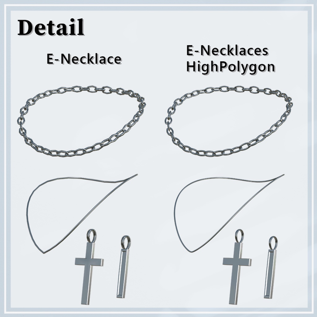 【MA対応】 E-Necklaces 【ショップフォロワー1000人記念無料配布】