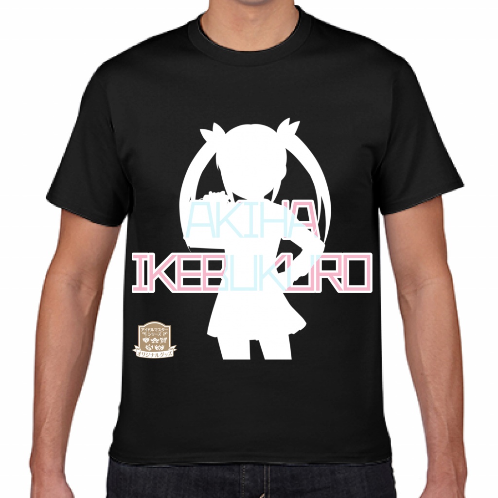 池袋晶葉 ブラックシルエットTシャツ