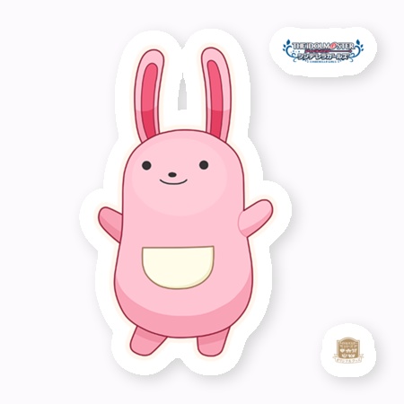 ぴにゃこら太・杏のうさぎステッカー