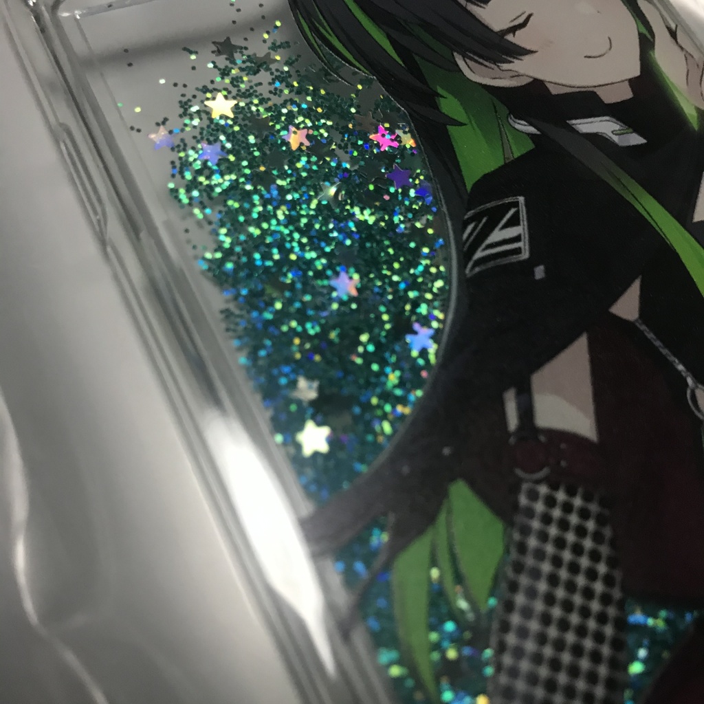 黛冬優子グリッターiPhoneケース
