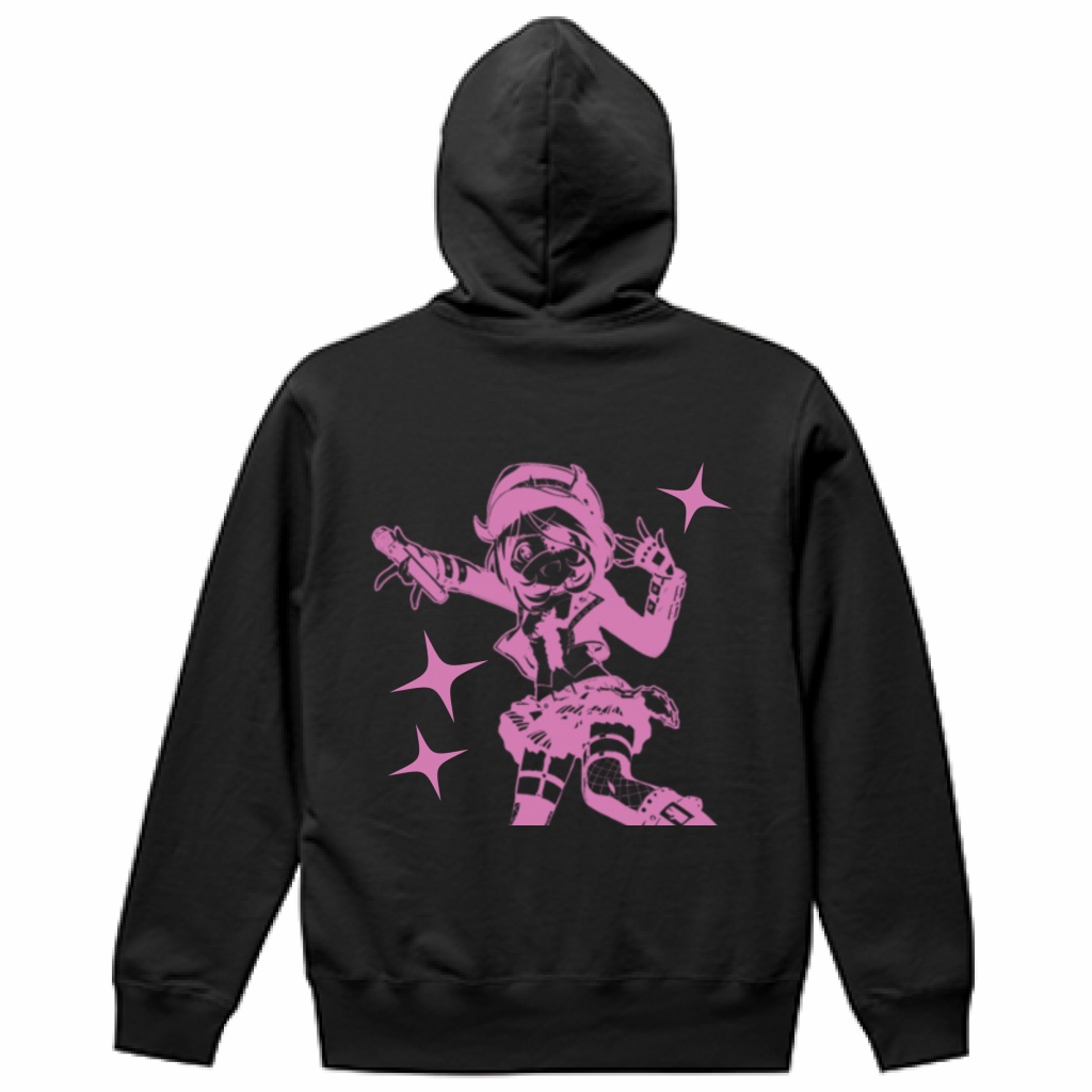 早坂美玲一色刷りパーカー