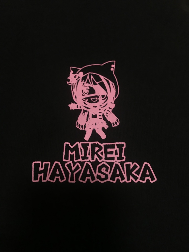 早坂美玲一色刷りパーカー