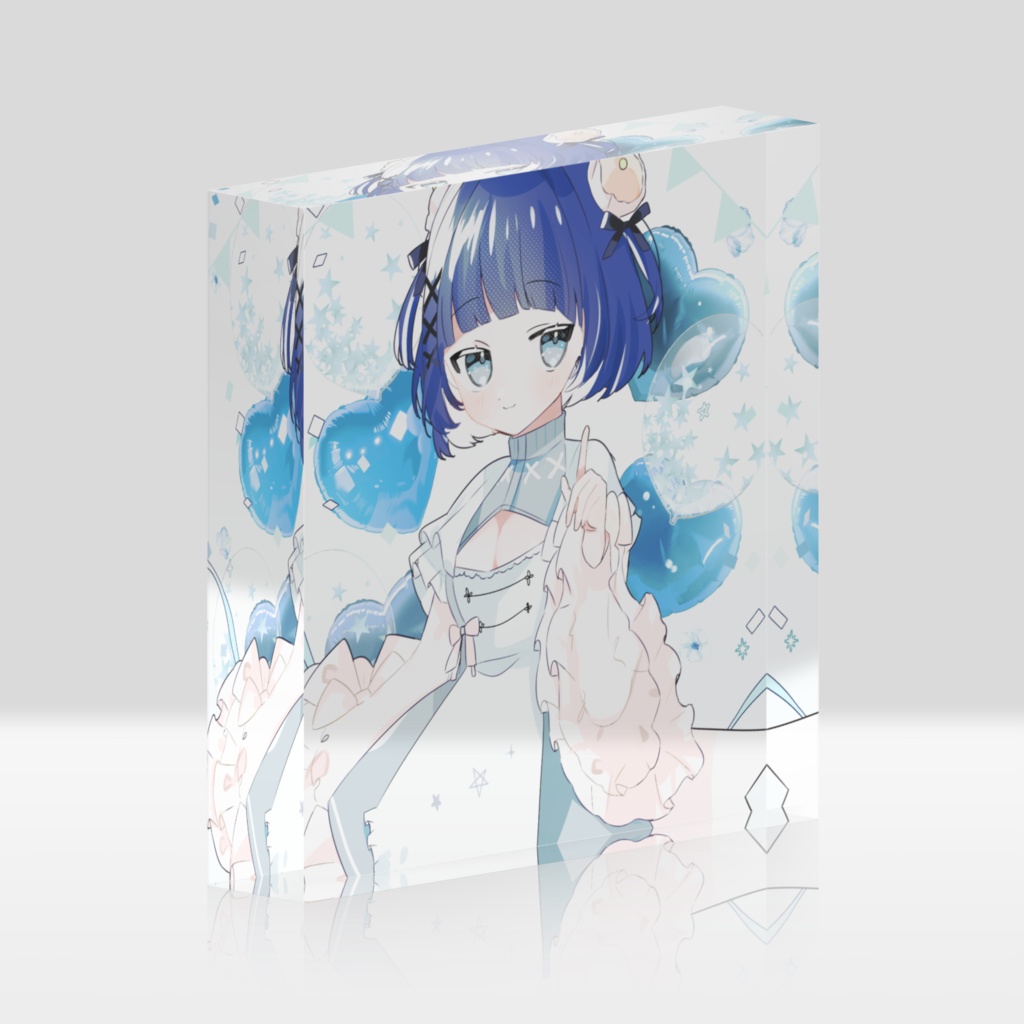 1周年記念アクリルブロック