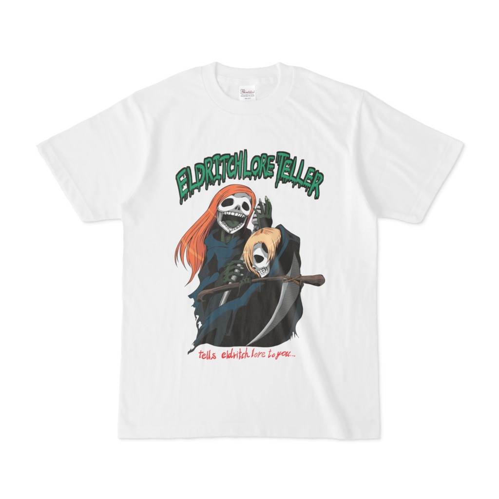 Eldritch Lore Teller Tシャツ（白）