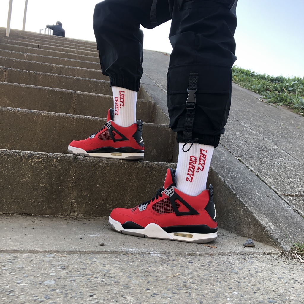 【WHITE】LAZY2,CRAZY2 SOCKS
