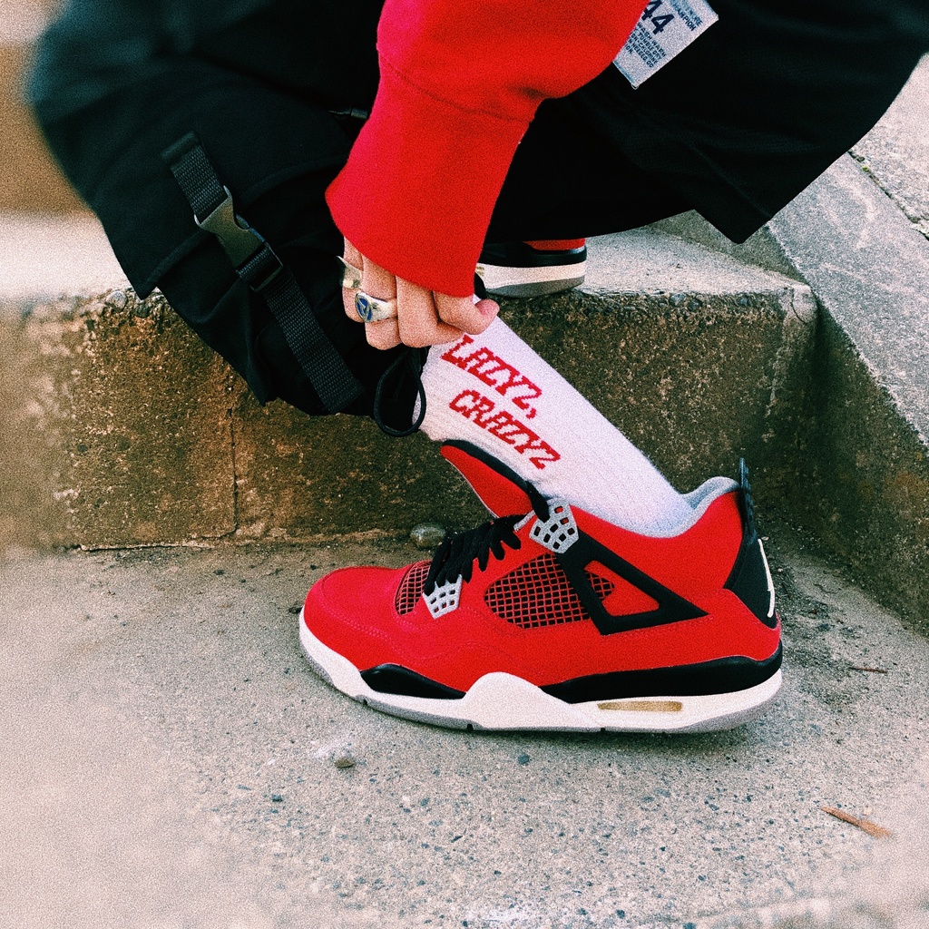 【WHITE】LAZY2,CRAZY2 SOCKS