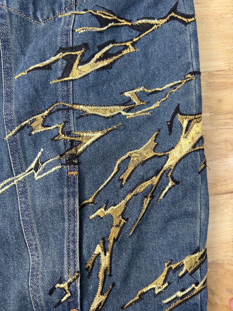 我妻善逸イメージ 雷デザイン ハンドメイドジャケット【限定10点】