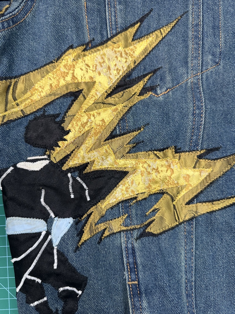 我妻善逸イメージ 雷デザイン ハンドメイドジャケット【限定10点】