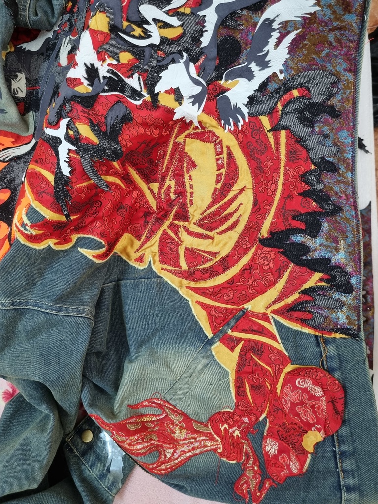 🔥 うちはイタチ&須佐能乎フーディー(ジャケット)|宿命と守護を表現したハンドメイド作品